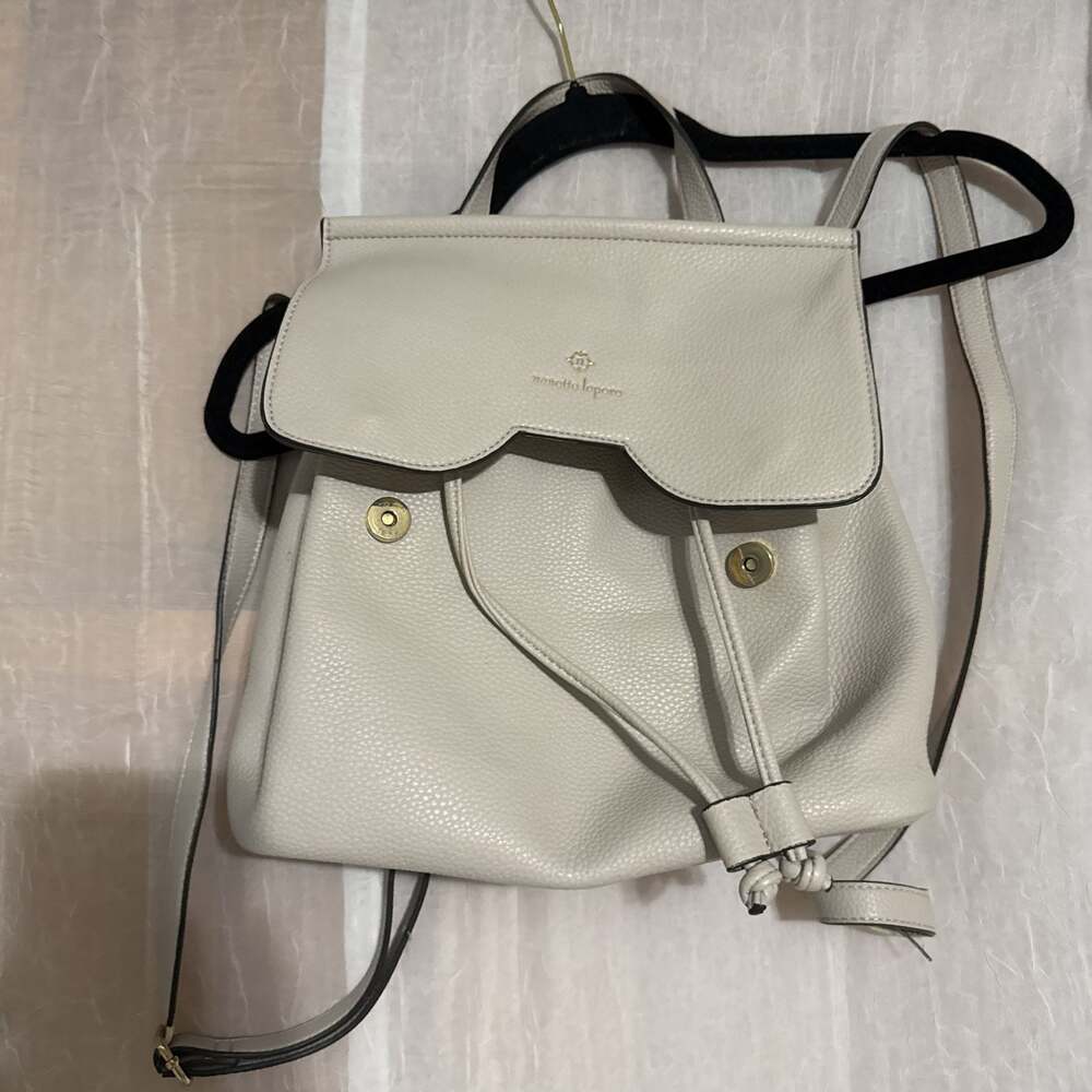 Nanette Lepore Arabelle Convertible Backpack inβ Cream/Tan